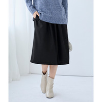 （吸湿発熱）ウエストリブスカート　大きいサイズ