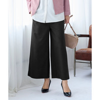 （吸湿発熱）ウエストリブパンツ　大きいサイズ