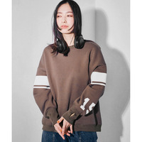 帯電防止加工裏起毛指穴付ロゴプリントスウェット（選べるロゴ） 大きいサイズ