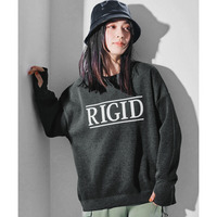 帯電防止加工裏起毛指穴付ロゴプリントスウェット（選べるロゴ） 大きいサイズ