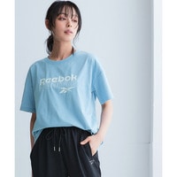 ロゴプリントゆるシルエット半袖Tシャツ（吸汗速乾・UVカット・形態安定）（リーボック） 大きいサイズ