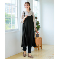 カットソープリーツキャミワンピース　大きいサイズ