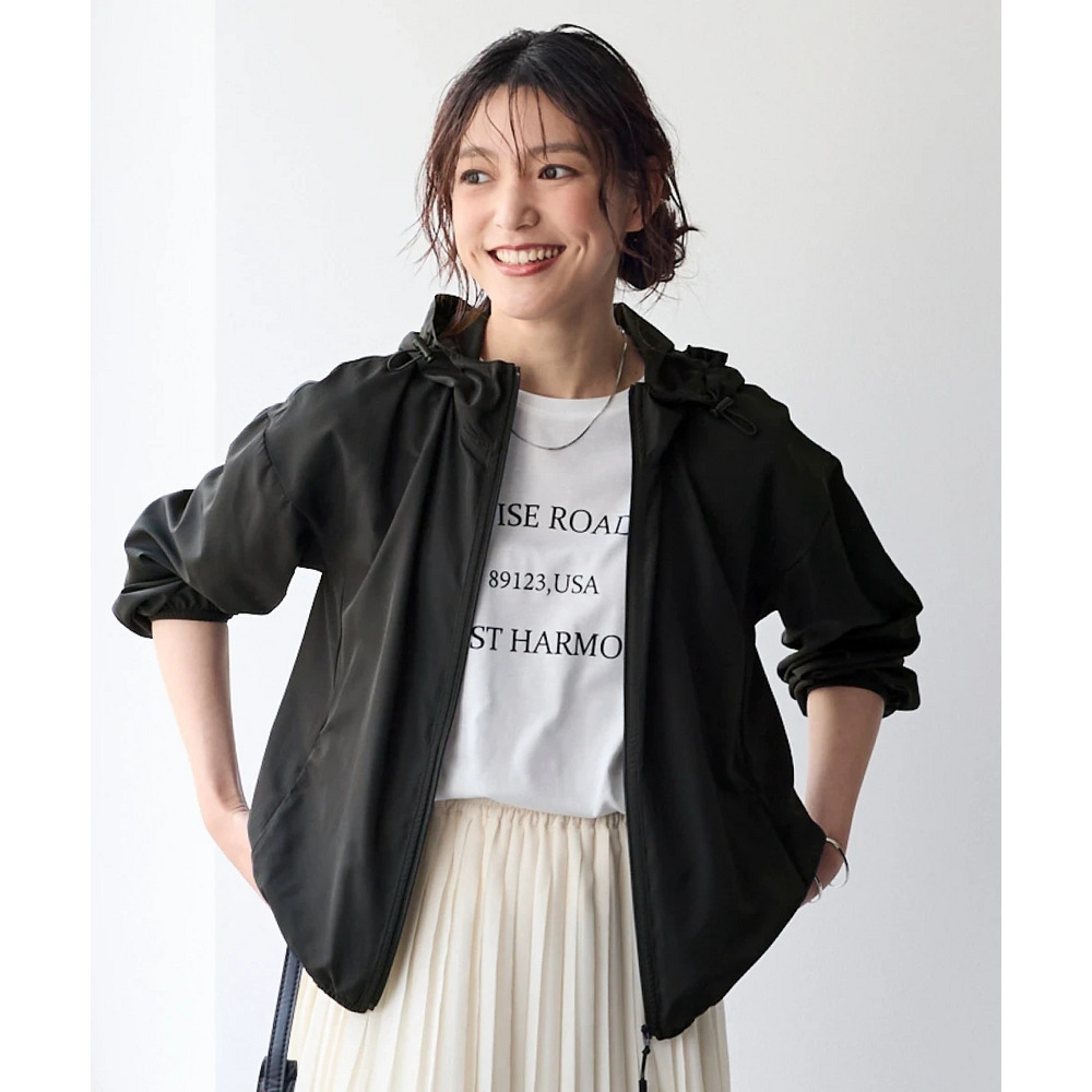 軽tetポケッタブルブルゾン(UVカット・はっ水・花粉がつきにくい) 大きいサイズ25