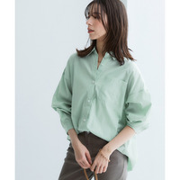 【UVカット】オーバーサイズブロードレギュラーシャツ（イージーケア）　大きいサイズ