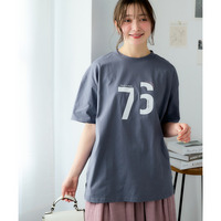  綿100％ゆるシルエットプリントTシャツ（接触冷感・UVカット） 大きいサイズ