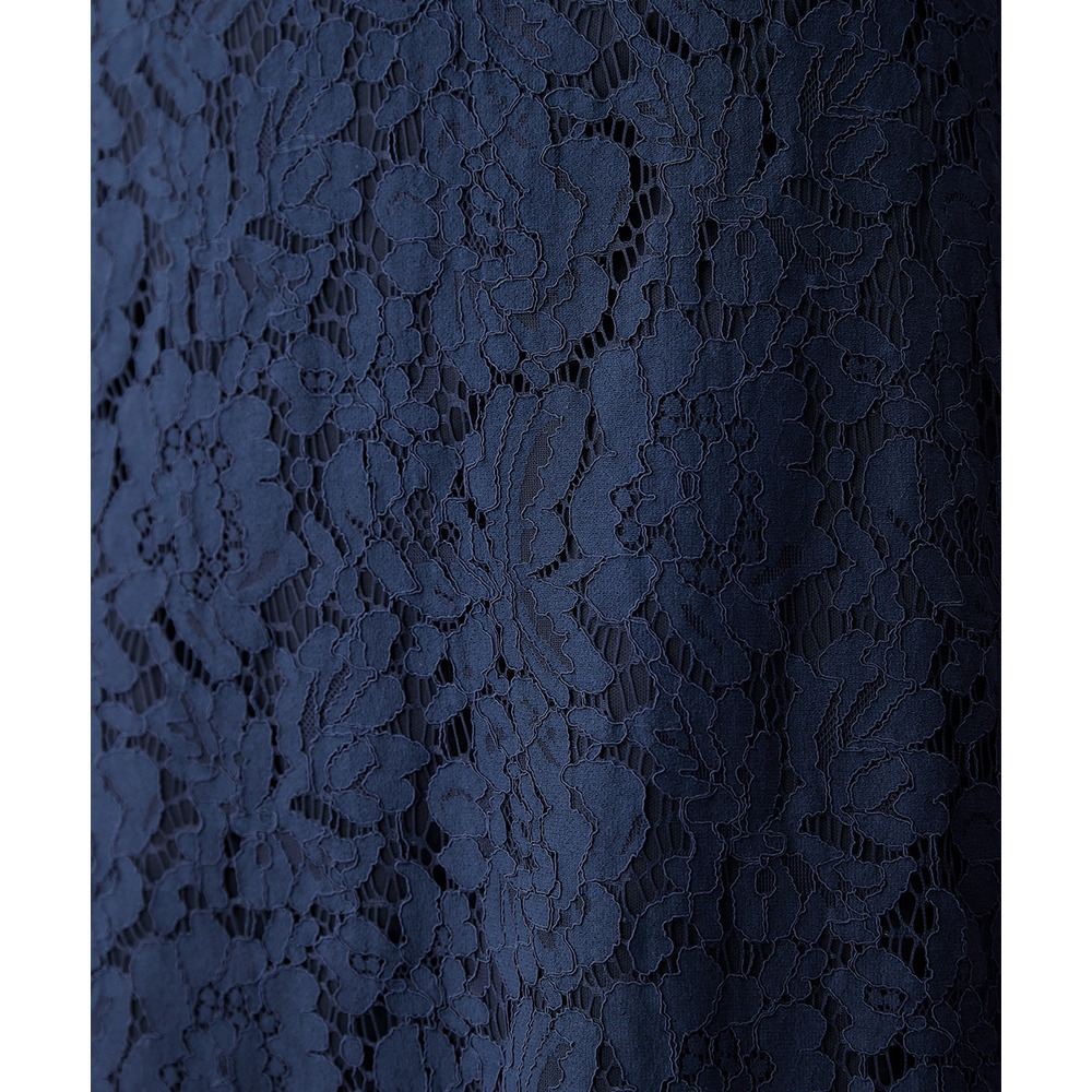 洗える総レースタイトスカート 大きいサイズ30