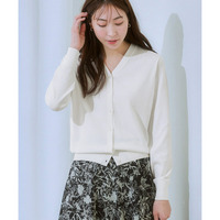 【ひんやり接触冷感】抜け感Ｖネックカーディガン（ＵＶカット・毛玉になりにくい・遮熱） 大きいサイズ