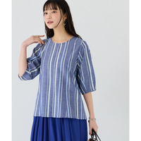 着てサラランタンスリーブブラウス（接触冷感・イージーケア・UVカット）　大きいサイズ