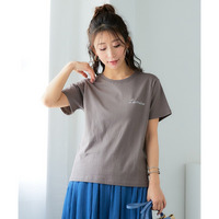 【接触冷感・UVカット】綿100%ワンポイントTシャツ 大きいサイズ