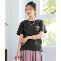 【接触冷感・UVカット】綿100%ワンポイントTシャツ 大きいサイズ