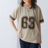 ナンバリングプリントメッシュTシャツ（水陸両用） 大きいサイズ