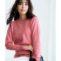 洗えるプチハイネックニット【毛玉になりにくいふんわりもちもち素材】 大きいサイズ