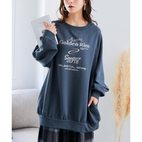 ビッグシルエットプリントスウェット 大きいサイズ