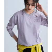綿タッチ多機能刺しゅうVネックTシャツ（吸汗速乾・UVカット・抗菌防臭・形態安定） 大きいサイズ