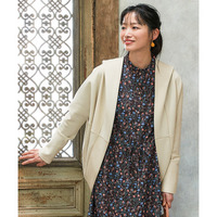 フード付ドルマントッパーカーディガン【カレンデュラオイル加工】 大きいサイズ