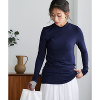 メロウハイネックカットソートップス 大きいサイズ