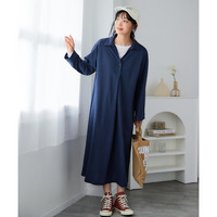 美ラクRUタッチ衿付スキッパーワンピース（汗染み防止・UVカット） 大きいサイズ