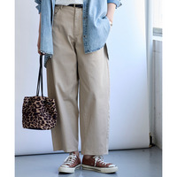 すごのびストレッチツイルカーブパンツ(ゆったりヒップ) 大きいサイズ