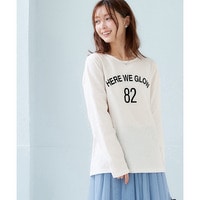綿100％長袖プリントTシャツ（UVカット） 大きいサイズ