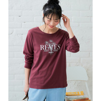 綿100％長袖プリントTシャツ（UVカット） 大きいサイズ