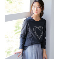 綿100％長袖プリントTシャツ（UVカット） 大きいサイズ