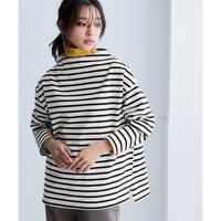 綿100％バスクボトルネックプルオーバー（UVカット） 大きいサイズ