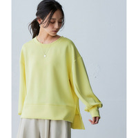 なめらかポンチ素材　サイドスリットプルオーバー（セットアップ可能） 大きいサイズ