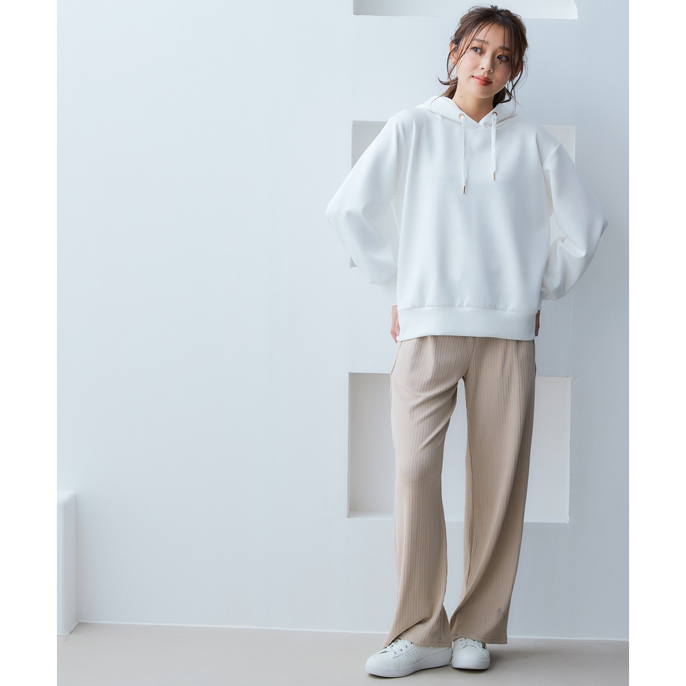 なめらかポンチ素材 プルパーカー(セットアップ可能) 大きいサイズ19