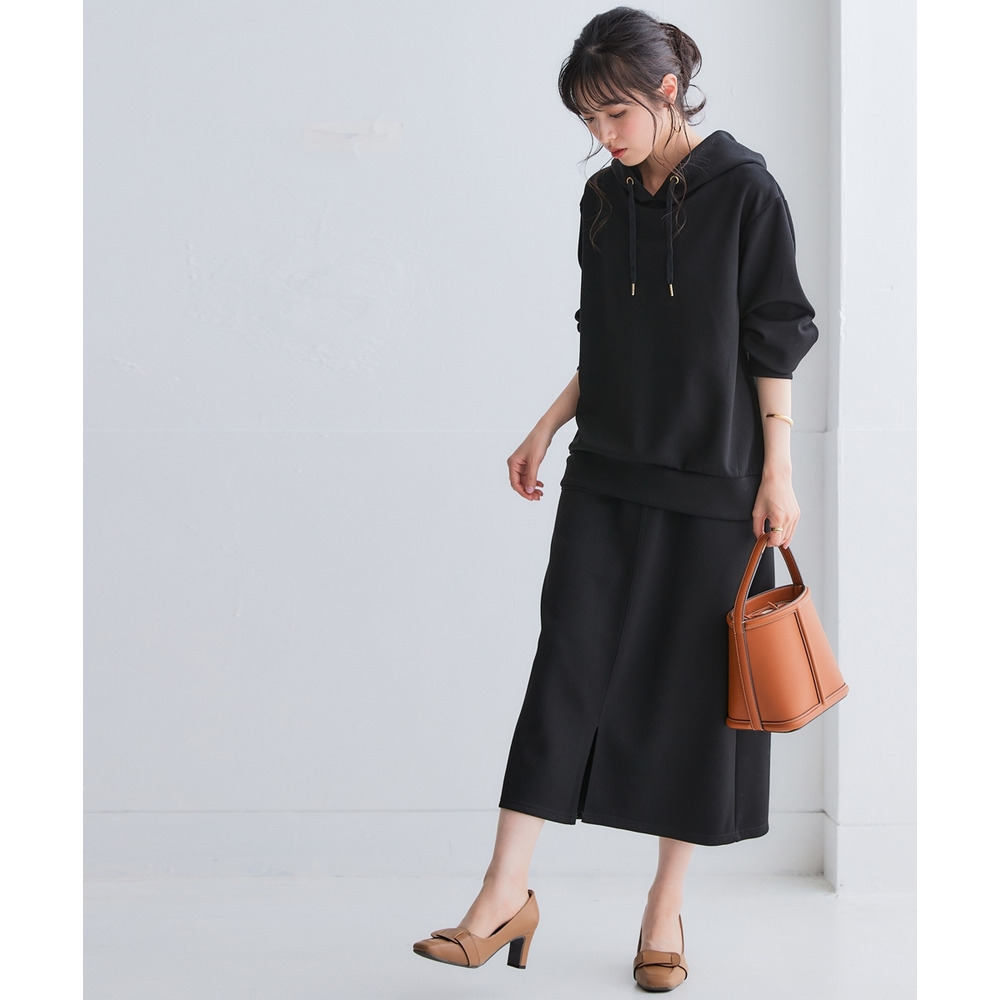 なめらかポンチ素材 プルパーカー(セットアップ可能) 大きいサイズ21