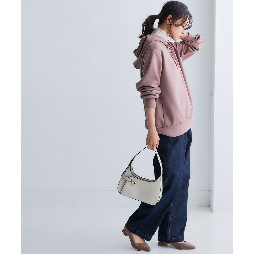 なめらかポンチ素材 プルパーカー(セットアップ可能) 大きいサイズ23