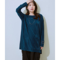 シアーベロアオーバーサイズトップス 大きいサイズ