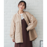 多ポケットワイドシャツ（ハンズフリー）【私の味方服】 大きいサイズ