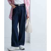 裏起毛ストレッチゆるフィットワイドパンツ 大きいサイズ