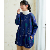 【BARNDOORコラボ】裏起毛カットソーチュニック 大きいサイズ