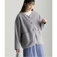 フェイクリングボアブルゾン 大きいサイズ