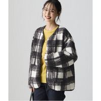 フェイクリングボアブルゾン 大きいサイズ