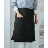 キルティング巻きスカートエプロン（はっ水） 大きいサイズ