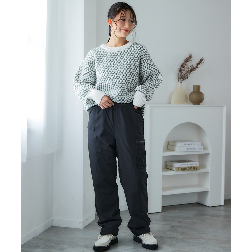 裏ボア手ぶらお散歩パンツ(はっ水) 大きいサイズ11