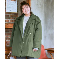 ミディアム丈中わたモンスターコート 大きいサイズ