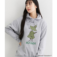 【ムーミン】プリントパーカー 大きいサイズ