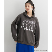 【ムーミン】プリントパーカー 大きいサイズ