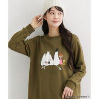 【ムーミン】プリントチュニック 大きいサイズ