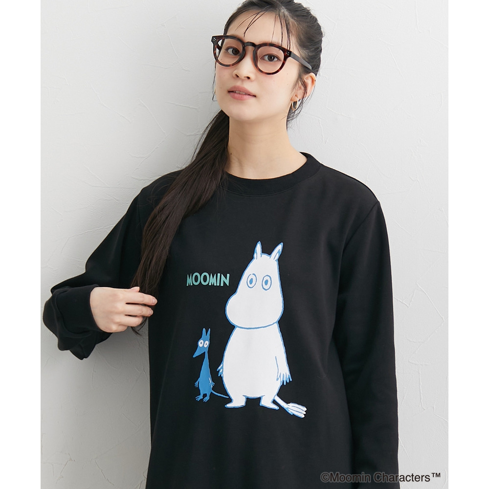 【ムーミン】プリントチュニック 大きいサイズ10