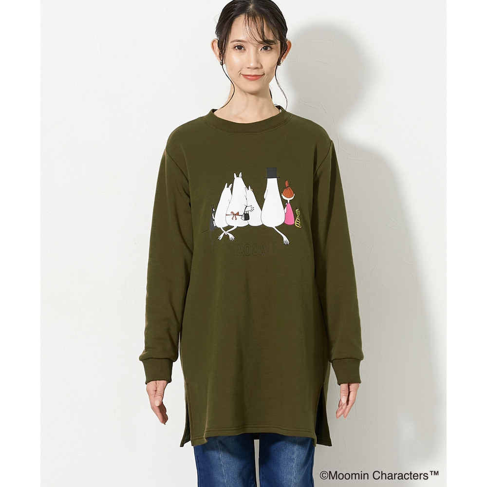 【ムーミン】プリントチュニック 大きいサイズ16