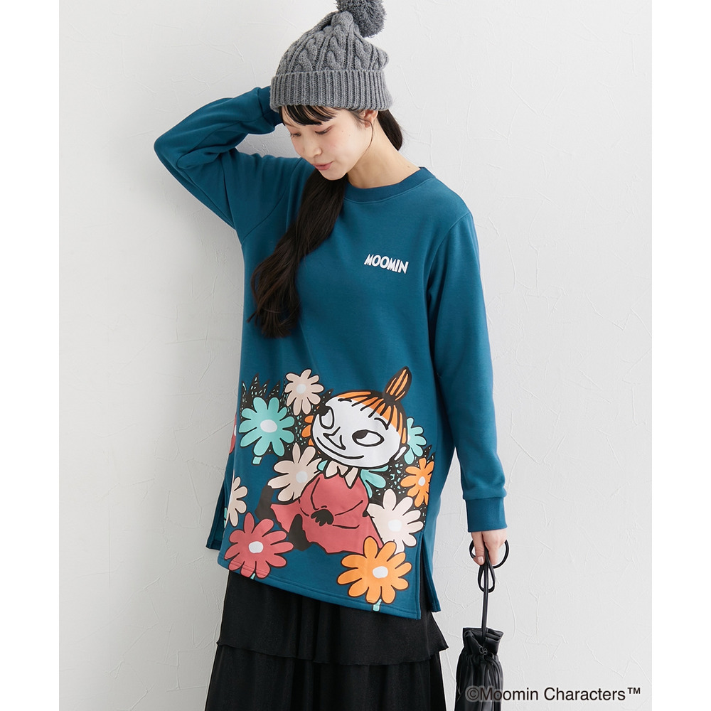 【ムーミン】プリントチュニック 大きいサイズ1