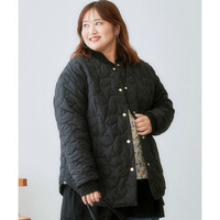 星柄キルティングアウター 大きいサイズ