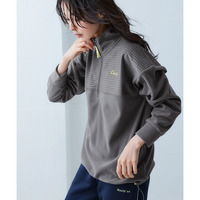 グリッド切替フリースハーフジッププルオーバー（保温） 大きいサイズ