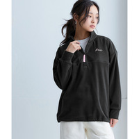 グリッド切替フリースハーフジッププルオーバー（保温） 大きいサイズ