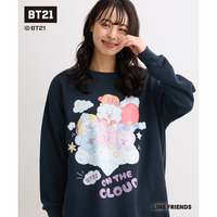 【BT21】裏起毛チュニック 大きいサイズ