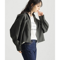 【美極】フロントジップシャツジャケット 大きいサイズ